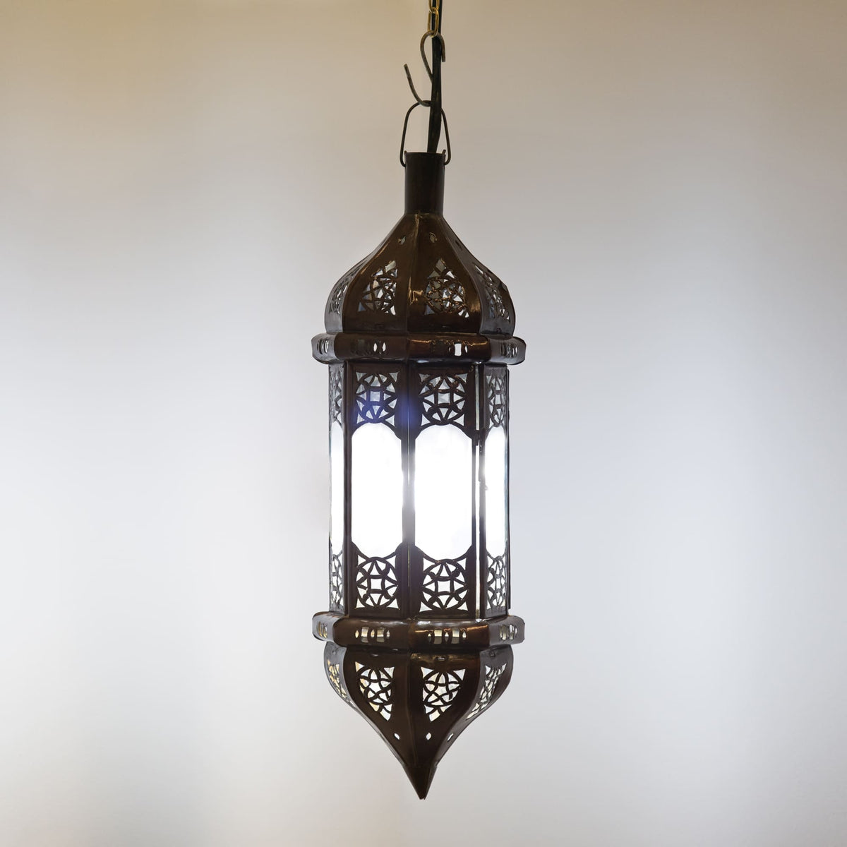 lámpara árabe alargada transparente A18B