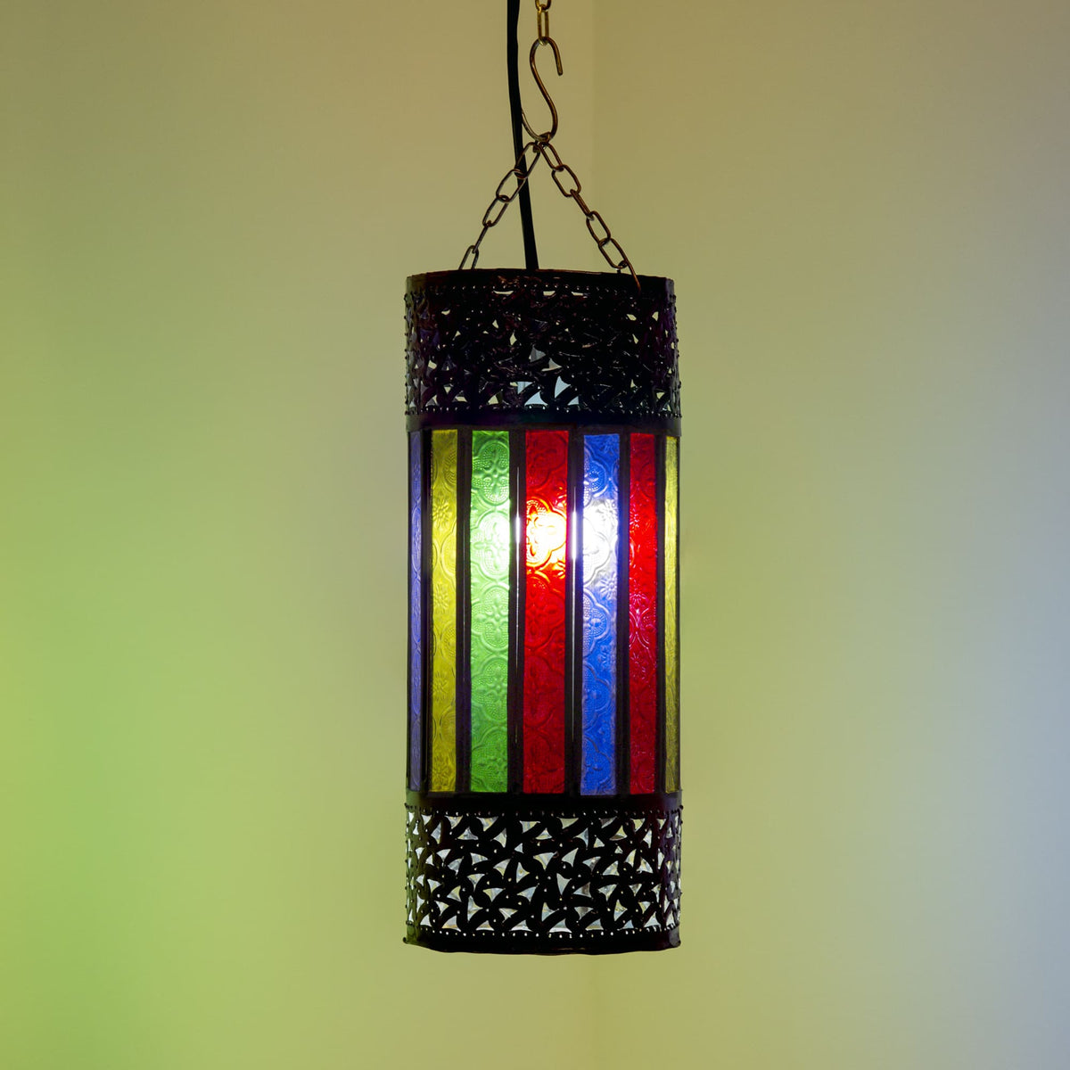 lámpara árabe cilindro f10 on