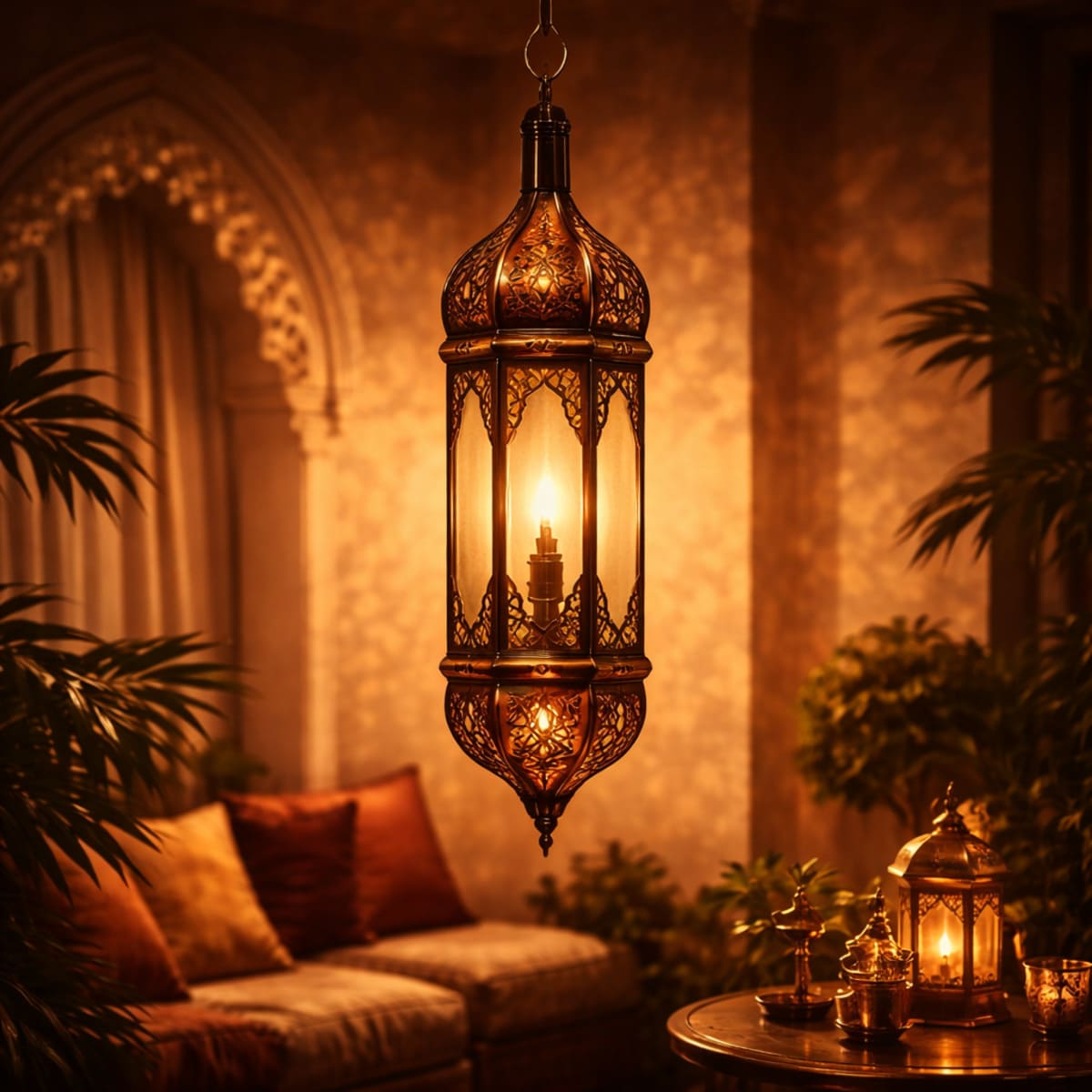 lámpara árabe colgante A4T 65cm