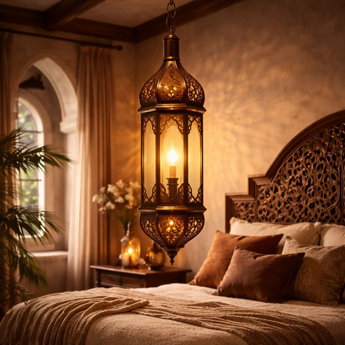 lámpara árabe colgante A4T marruecos