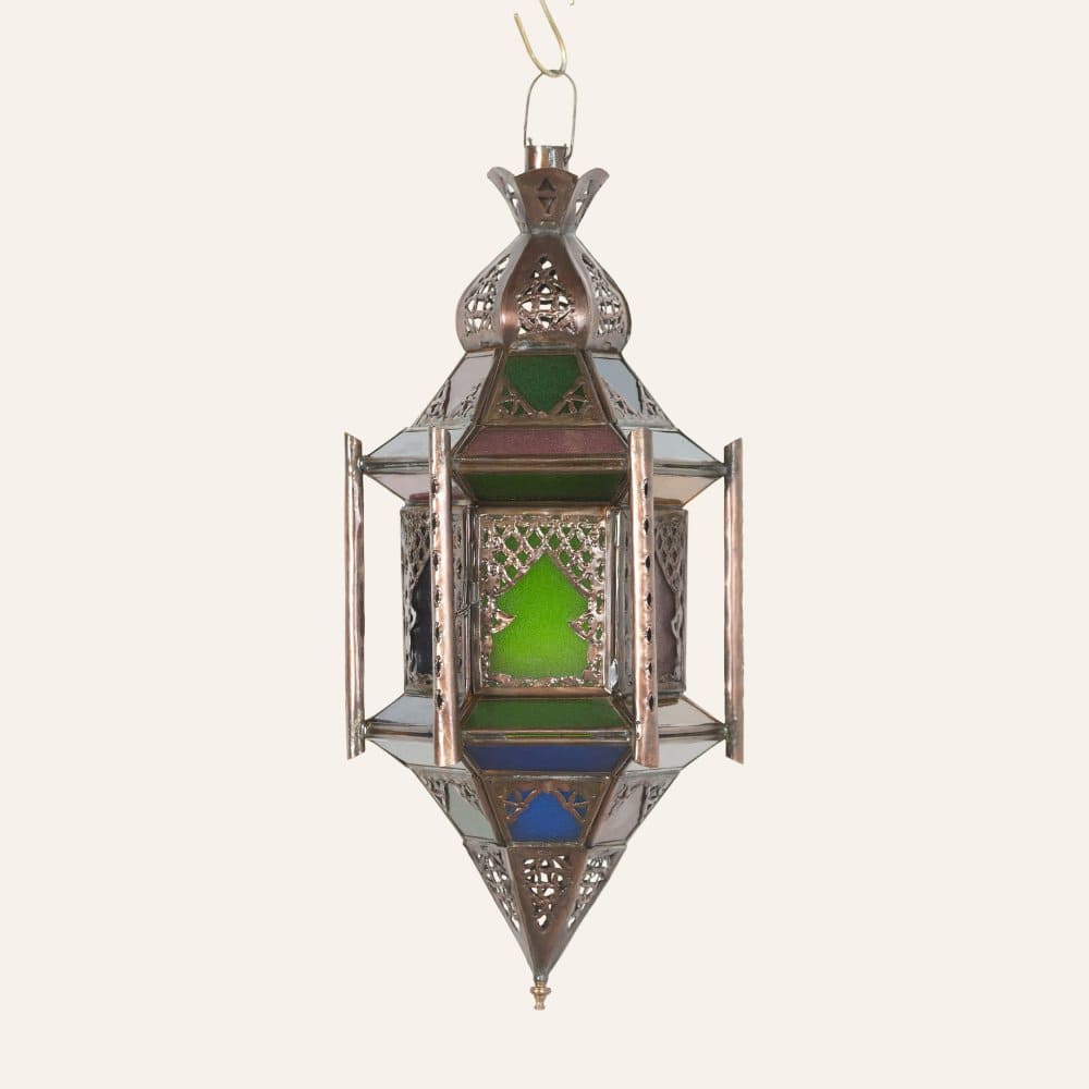Lámpara árabe ARÁBICA cristal F3 detalle