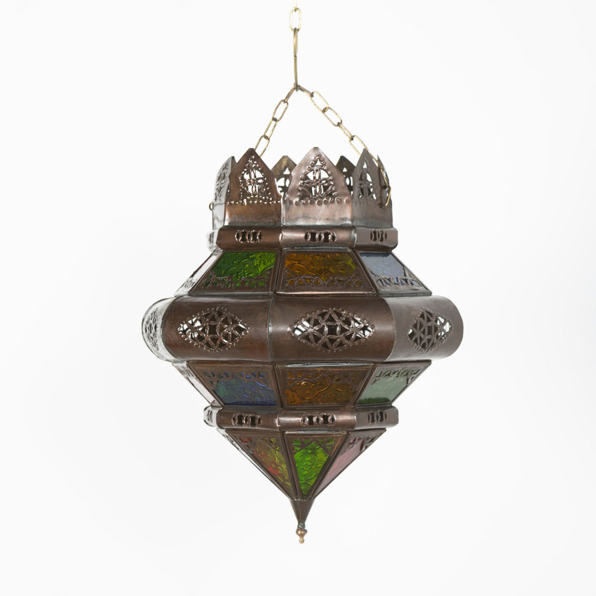 lámpara árabe de cristal corona F11