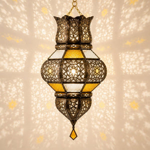 lámpara árabe cristal transparente A8B
