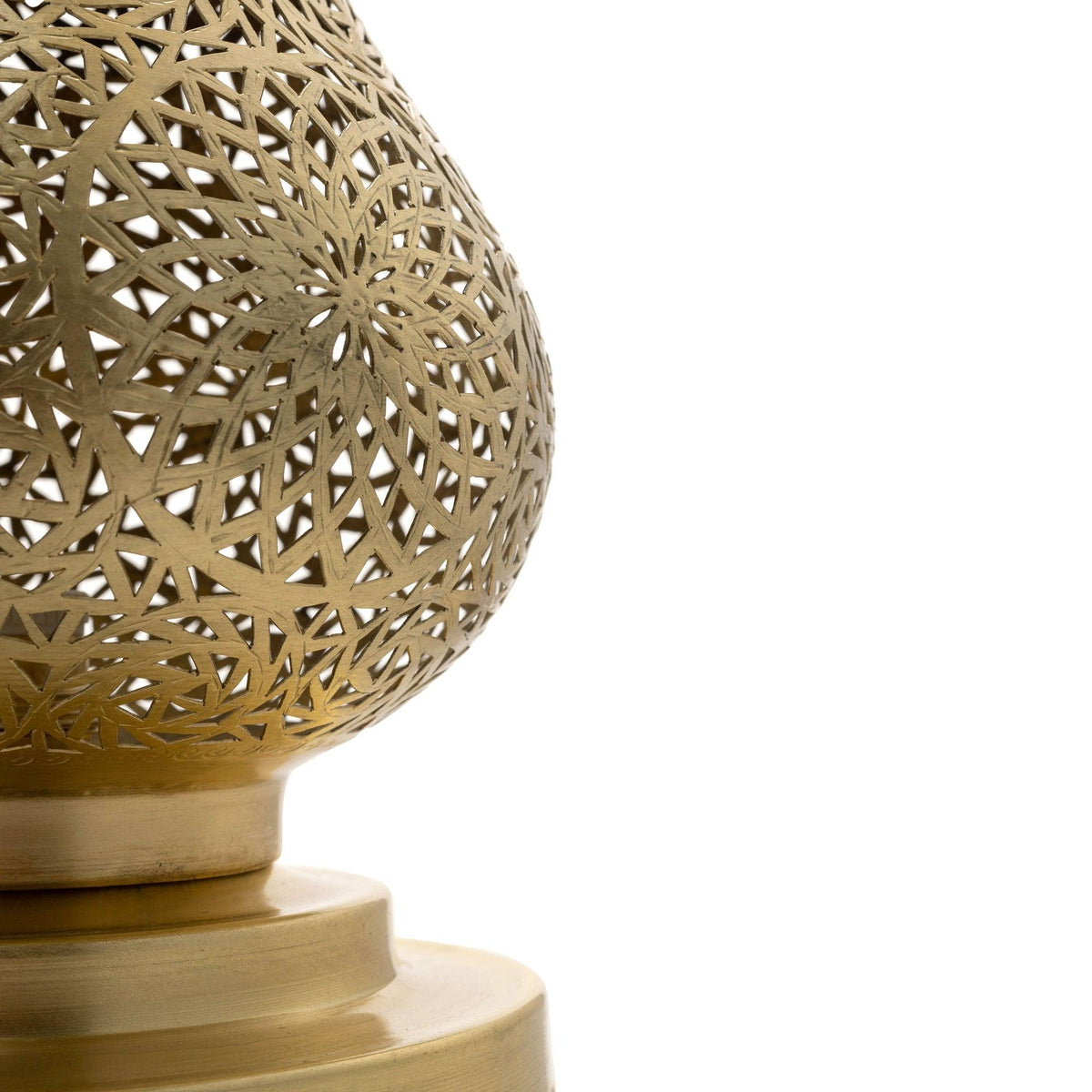 Lámpara árabe de latón dorada 7 tamaños