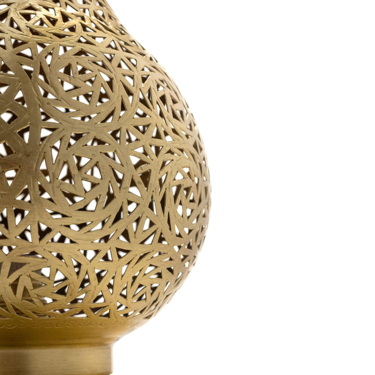 Lámpara árabe de latón dorada 7 tamaños