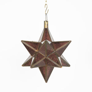 lámpara árabe estrella cristal C2 violeta