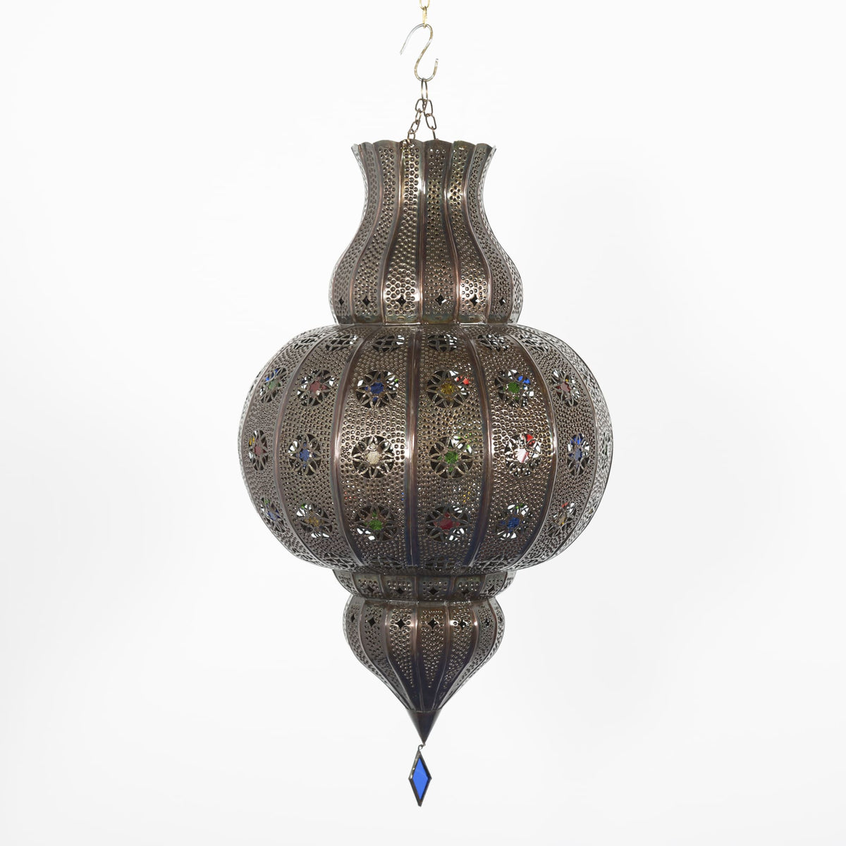 Lámpara Árabe de Forja Calada D1 59x34