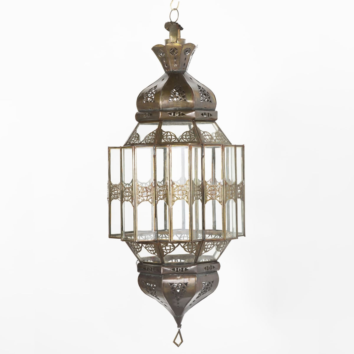 lámpara árabe grande cristal A1