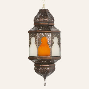 lámpara árabe forja arcos A2 70cm