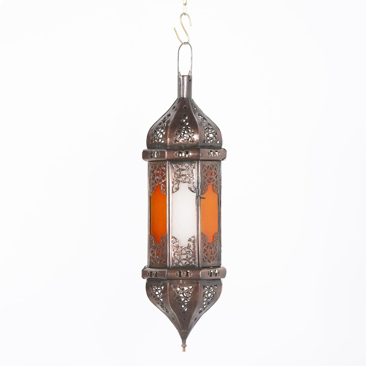 lámpara árabe de techo alargada A18
