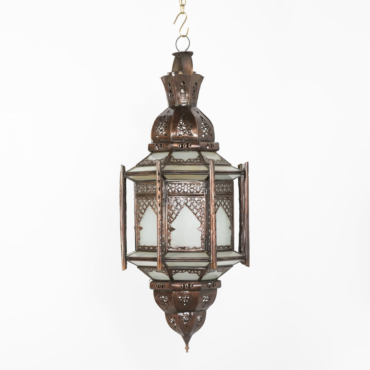 lámpara árabe techo cristal F2