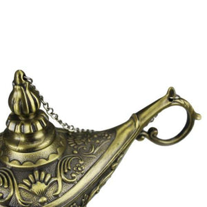 Lámpara de aladino árabe de bronce