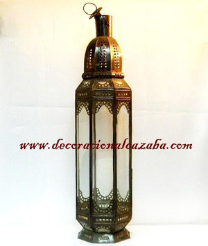 Lámpara Farol Marroquí Alargada Modelo Karim - 3 Tamaños