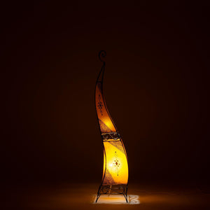 Lámpara marroquí de henna 120cm naranja