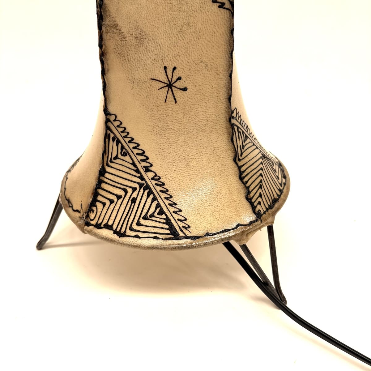 lámpara marroquí henna artesanía