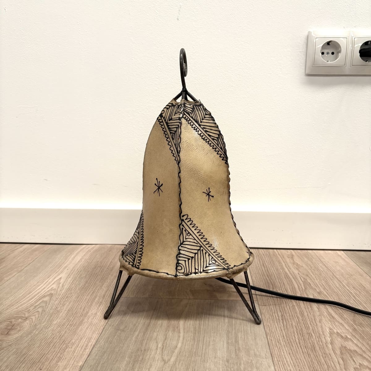 lámpara marroquí henna natural