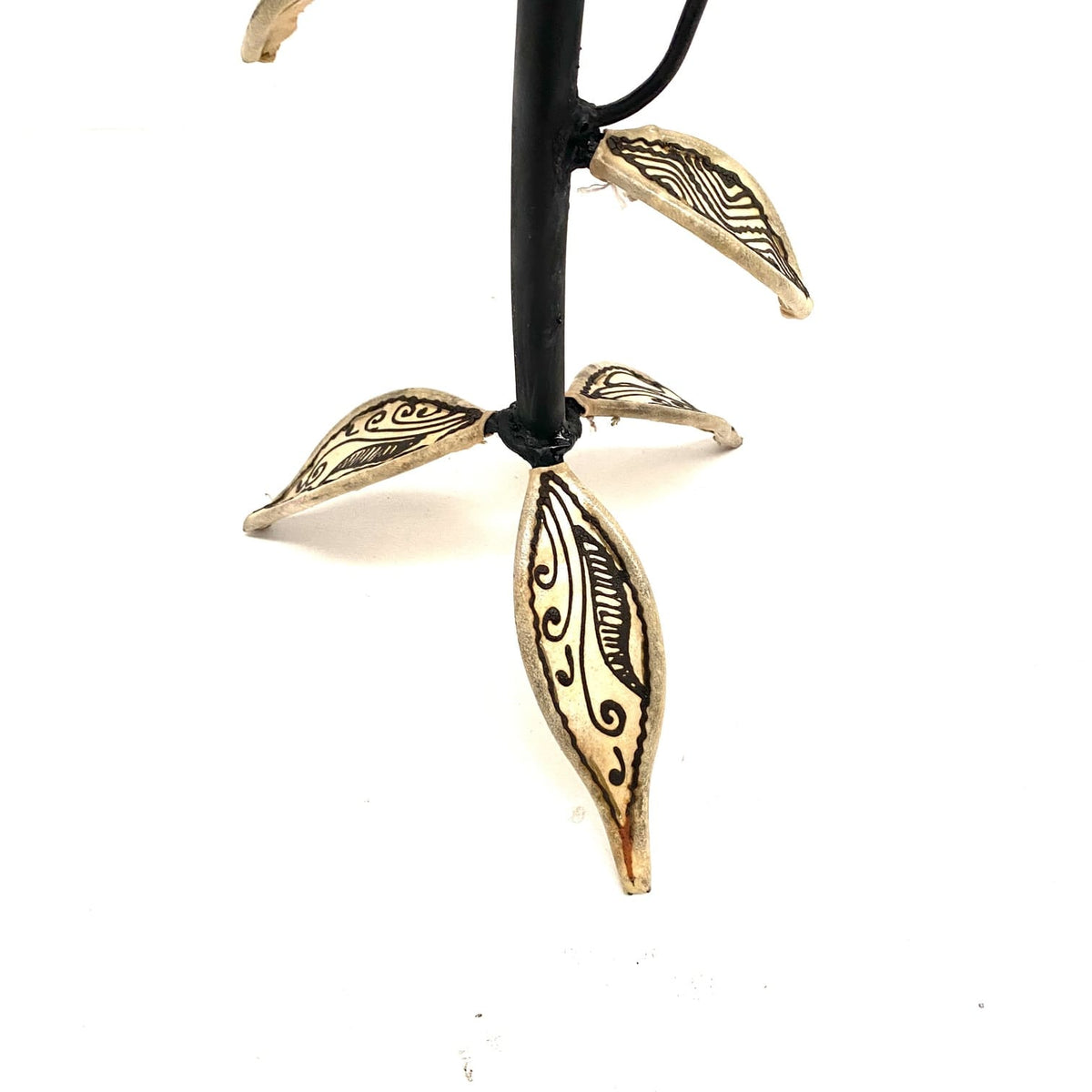 Lámpara marroquí de piel henna