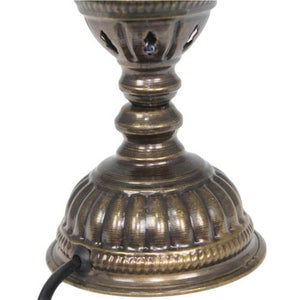 Lámpara turca de mesa con cristal de mosaico - Nº1 Ahmar
