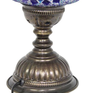 Lámpara turca de mesa con cristal de mosaico - Nº3 Asrak