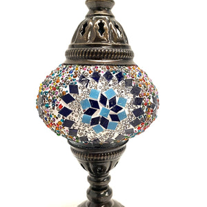 Lámpara turca de mesa multicolor N2 detalle