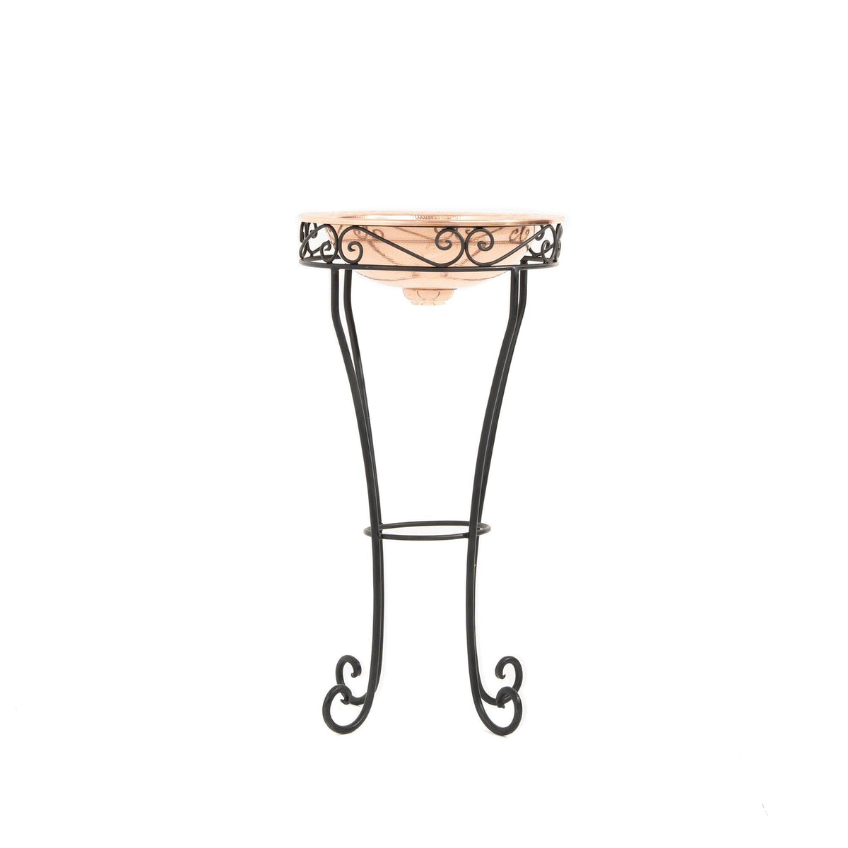 Lavabo marroquí de latón cobrizo