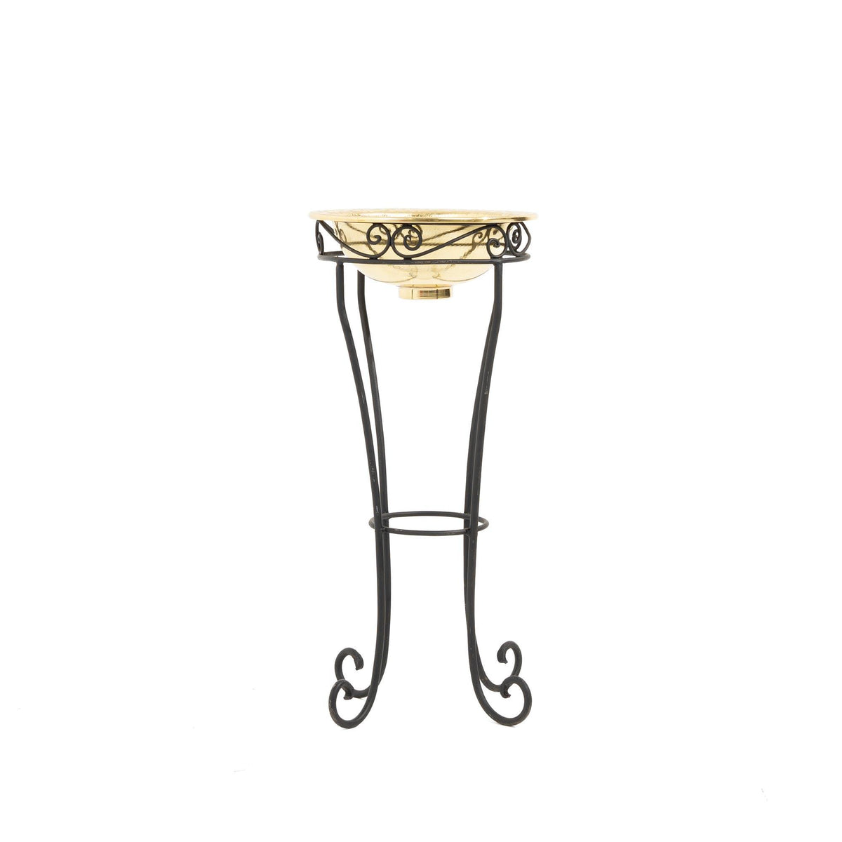 Lavabo marroquí de latón dorado