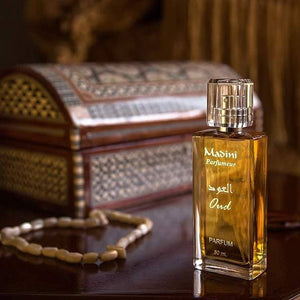 Cesta Perfume Árabe Oud MADINI + Pastilla Jabón