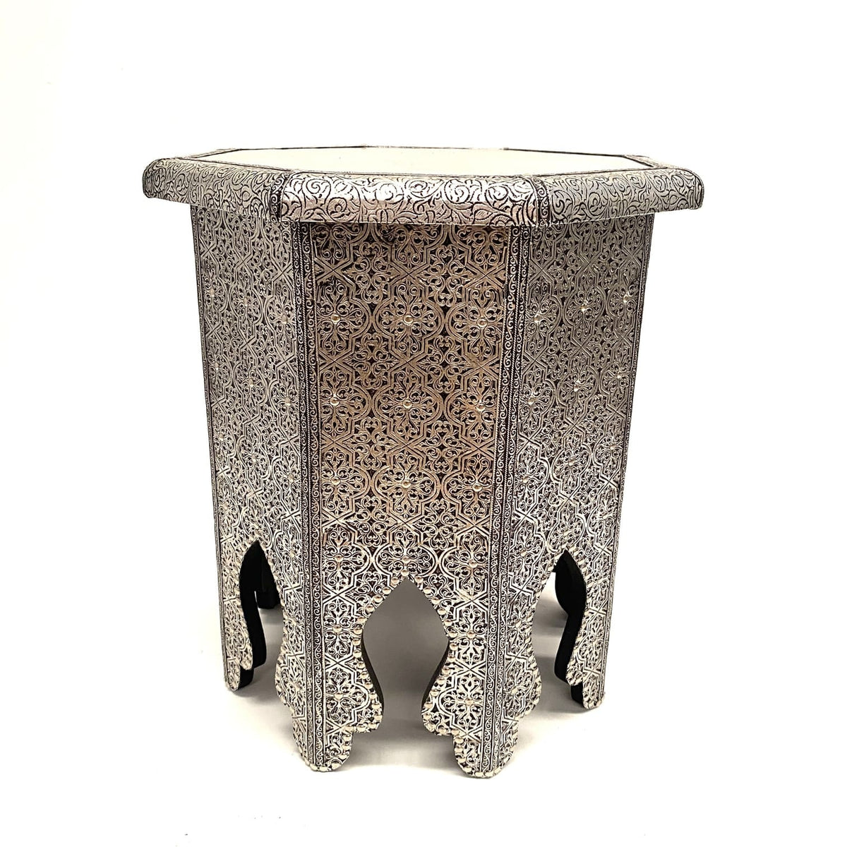 Mesa Árabe Auxiliar Alpaca Octogonal | Decoración Alcazaba
