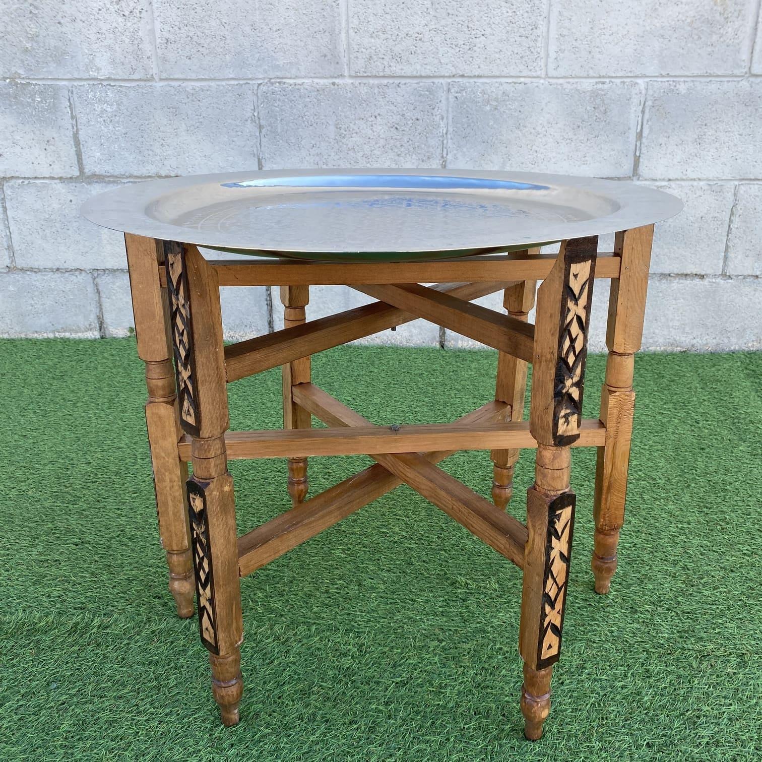 Mesa árabe auxiliar de alpaca octogonal decoracion-arabe ...