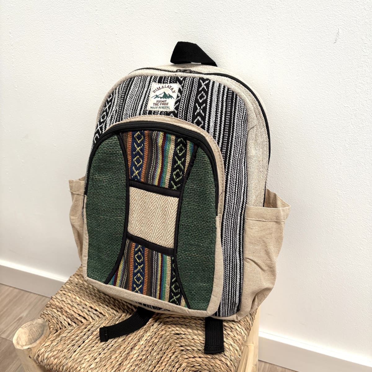 mochila cáñamo artersana nepal