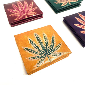 Arabische Lederhandtasche mit Grasdetails