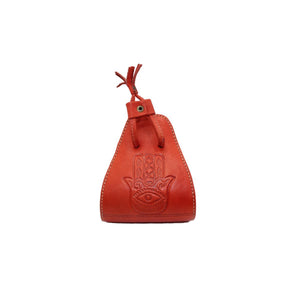 Moroccan natural leather purse 5 colors sachet