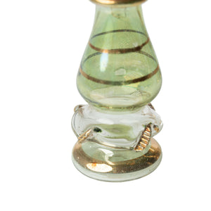 Perfumero árabe de cristal soplado 8cm Gold