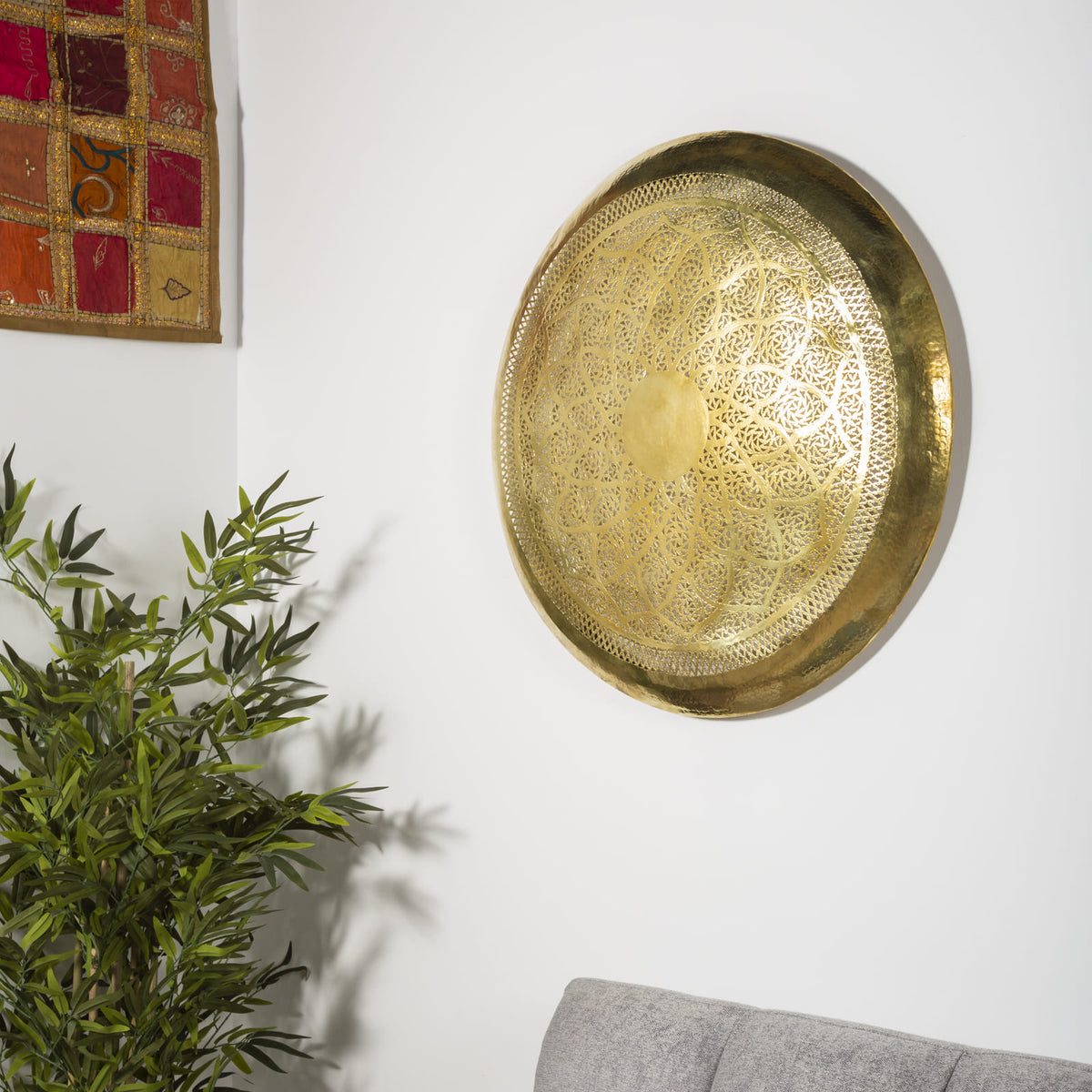 plafón árabe dorado 80cm