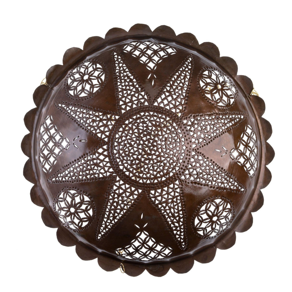 Plafón árabe estrella de forja 40cm