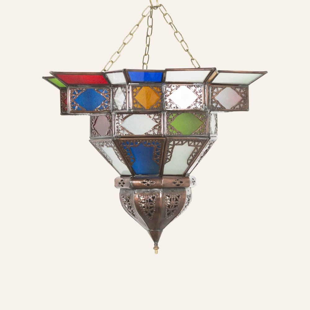 plafón árabe multicolor techo F4B 37cm