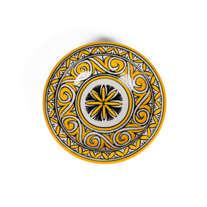 Plato árabe de cerámica de Fez 18cm
