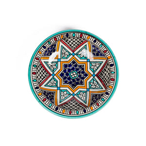 Plato árabe de cerámica de Fez 3 tamaños