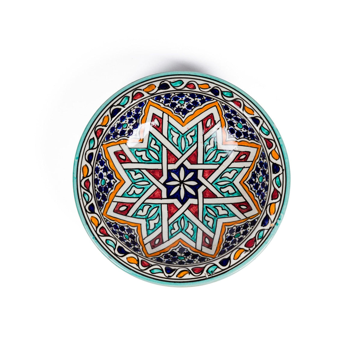Plato árabe de cerámica de Fez 3 tamaños