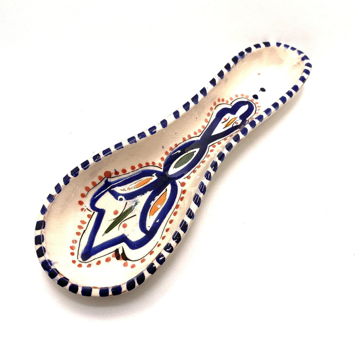 Plato marroquí azul para entrantes