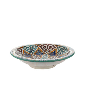 Plato marroquí cerámica de Fez Jamal Mabsut 40cm