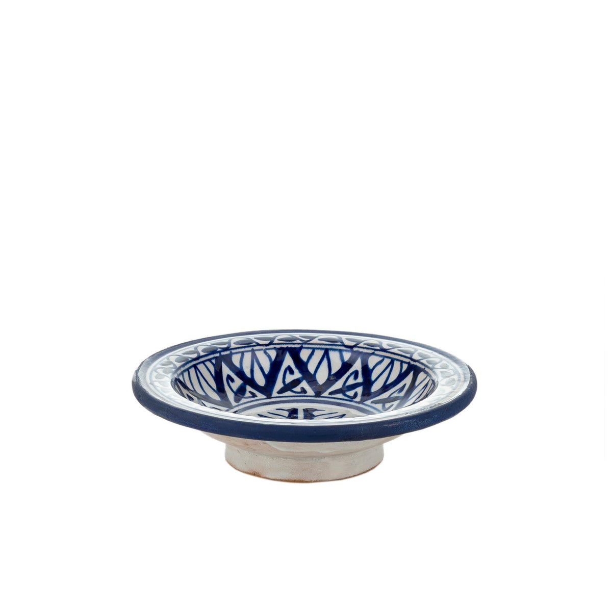 Plato marroquí de cerámica de Fes Bahaztu 18cm