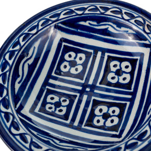 Plato marroquí de cerámica de Fes Wayad 18cm