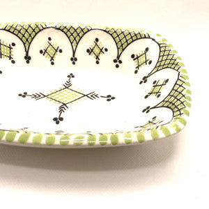 Plato marroquí de cerámica Fez 18x13
