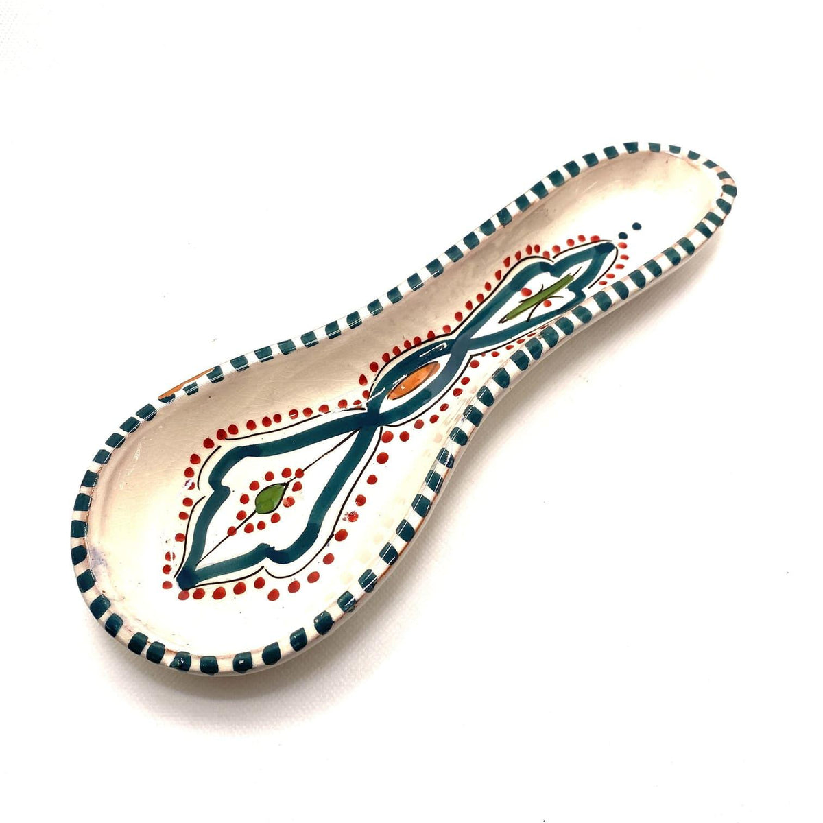 Plato marroquí verde para entrantes