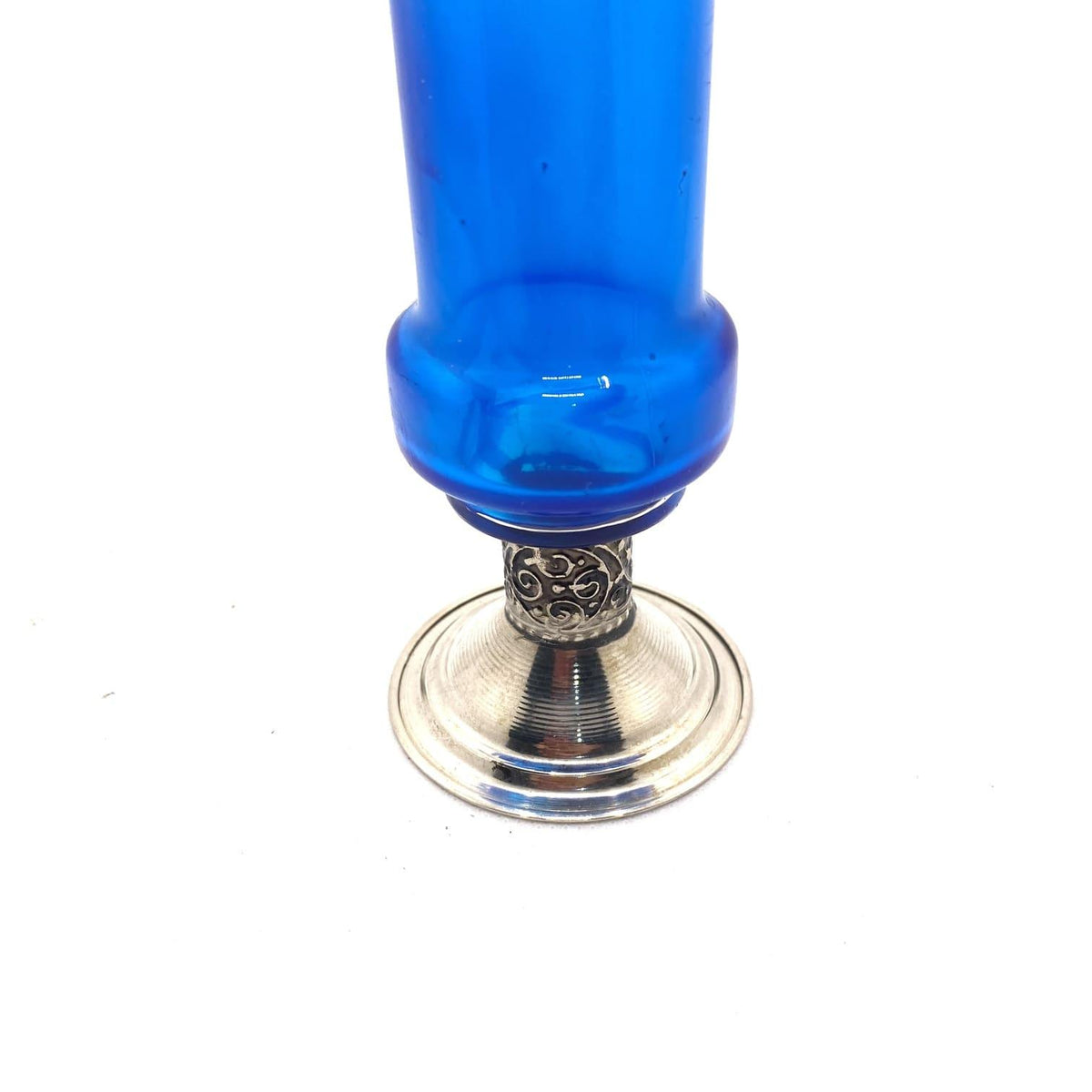 Portavelas Marroquí de Cristal y Alpaca