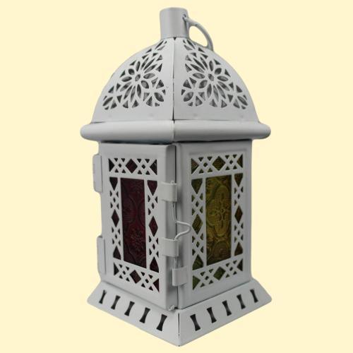 Portavelas marroquí de hierro - modelo Hadiz