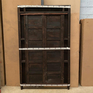 Puerta árabe de madera tallada a mano con hueso