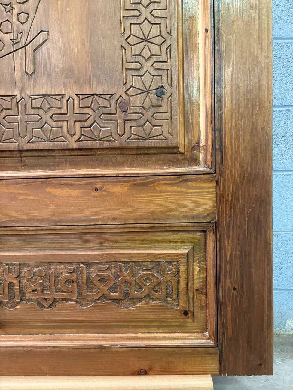 puerta marroquí 4 madera