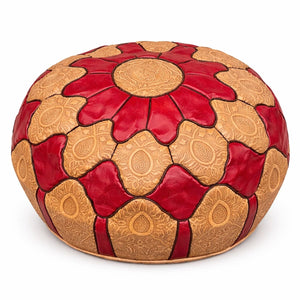 Puff árabe de piel AROUMDT 